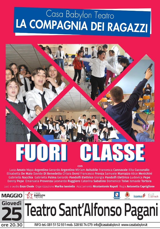 Casa Babylon Teatro - Scenari pagani 2018 Casa Babylon Teatro - Fuori Classe 25 Maggio 2023