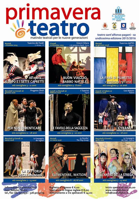 Primavera Teatro 2015 - 2016