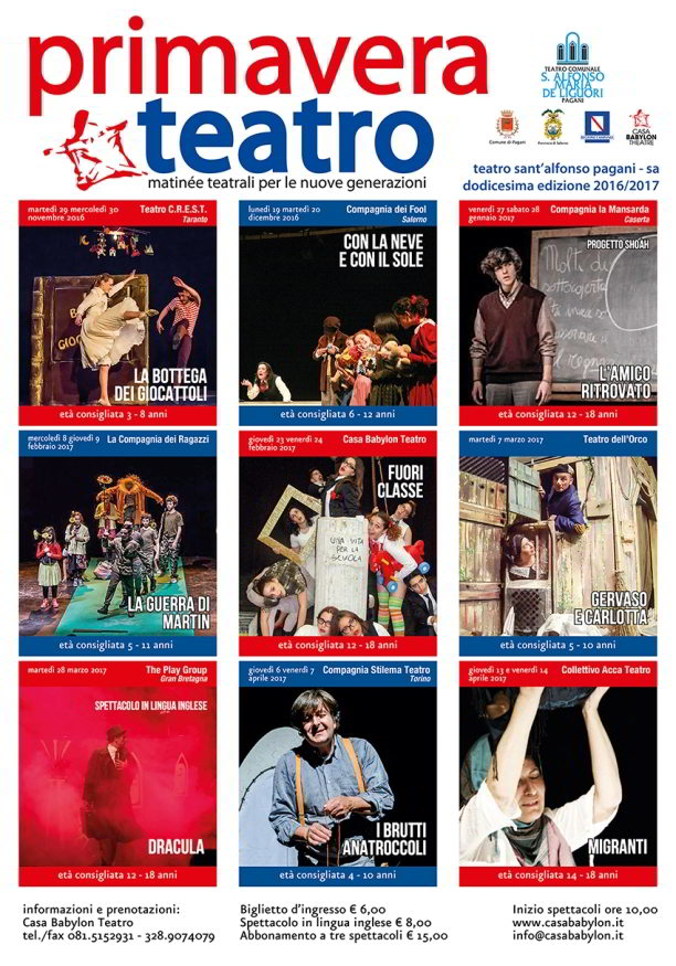 Primavera Teatro 2016 - 2017
